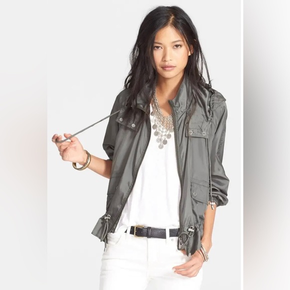 Free People Rain Jacket Excellent Condition Large - Picture 4 of 13